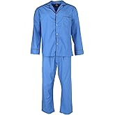 Hanes mens Hanes Men's Woven Plain-weave Pajama Set