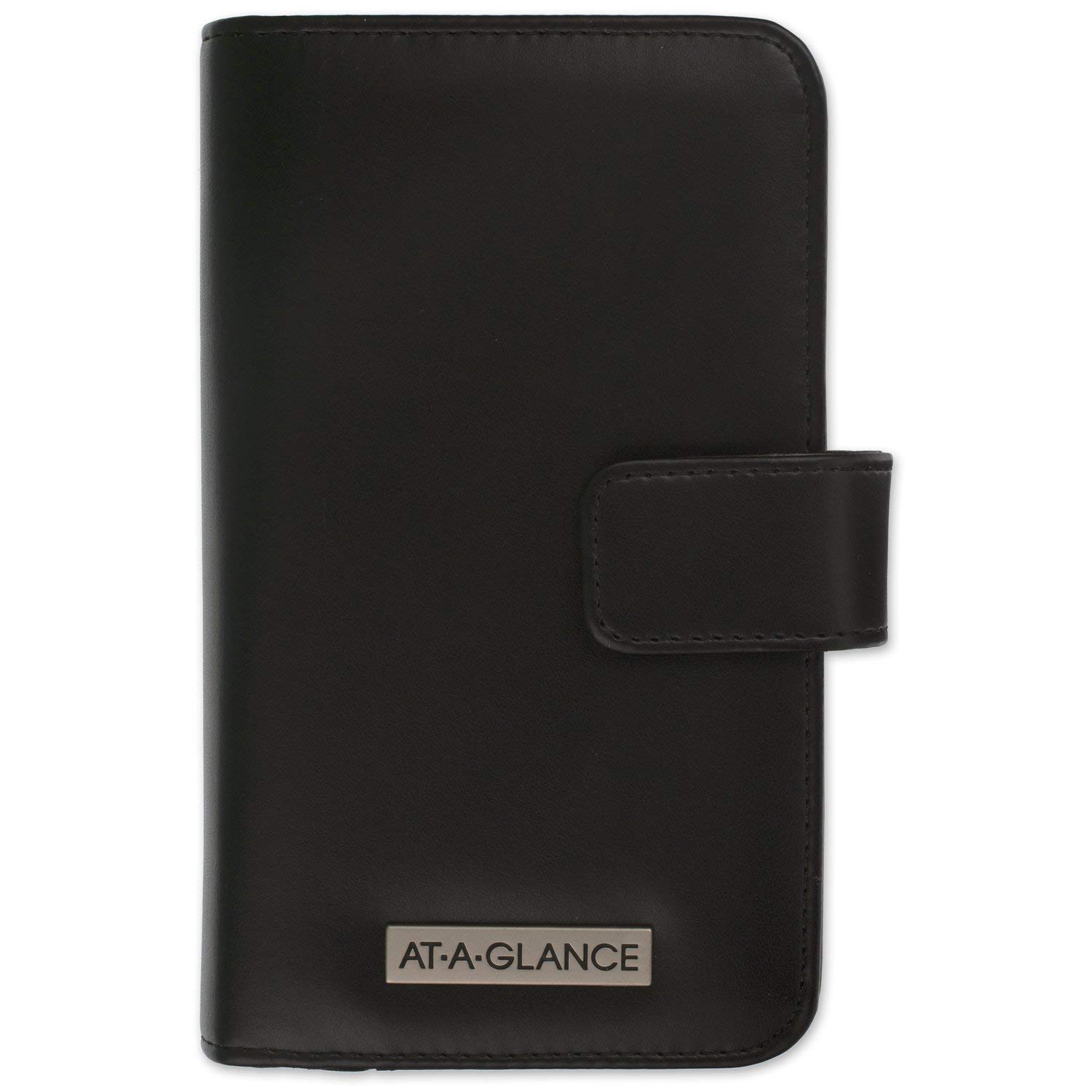 AT-A-GLANCEDay Runner Windsor Undated Refillable Planner, Slim Profile Starter Set, 3-1/4" x 6-3/8", Size 2, Black (103-1599)