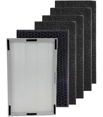 PUREBURG HEPA-Ersatzfilterset – Kompatibel Mit Lasko HF25630, 4-stufige Filtration