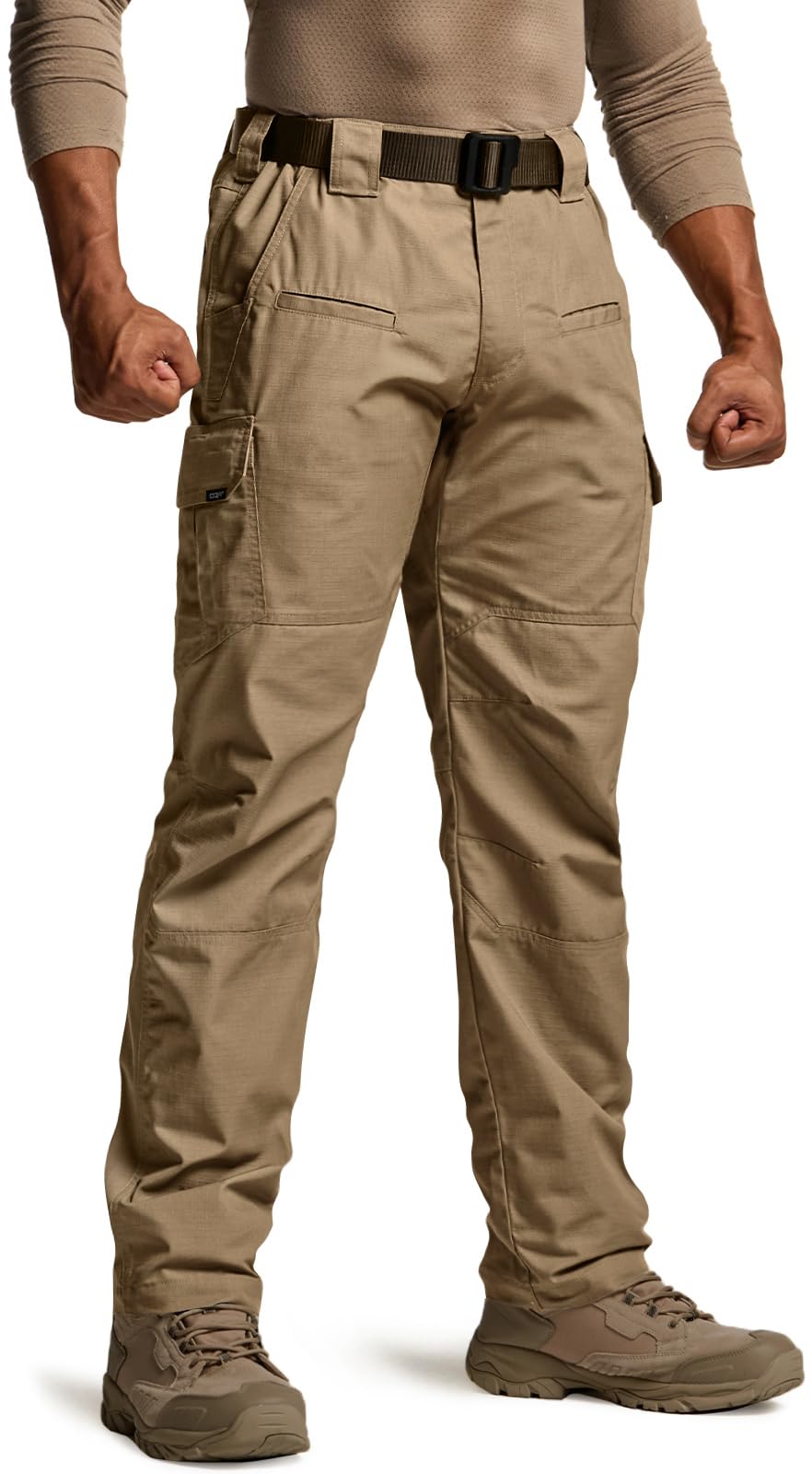 CQR Men's Tactical Pants, Water Resistant Ripstop