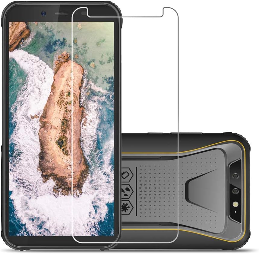 Laerion[2 Pack]Tempered Glass Screen Protector Compatible With Blackview BV5500/BV5500 Pro Screen protector With 9H Anti Scratch Transparent HD Clear Bubble Free Protective Film