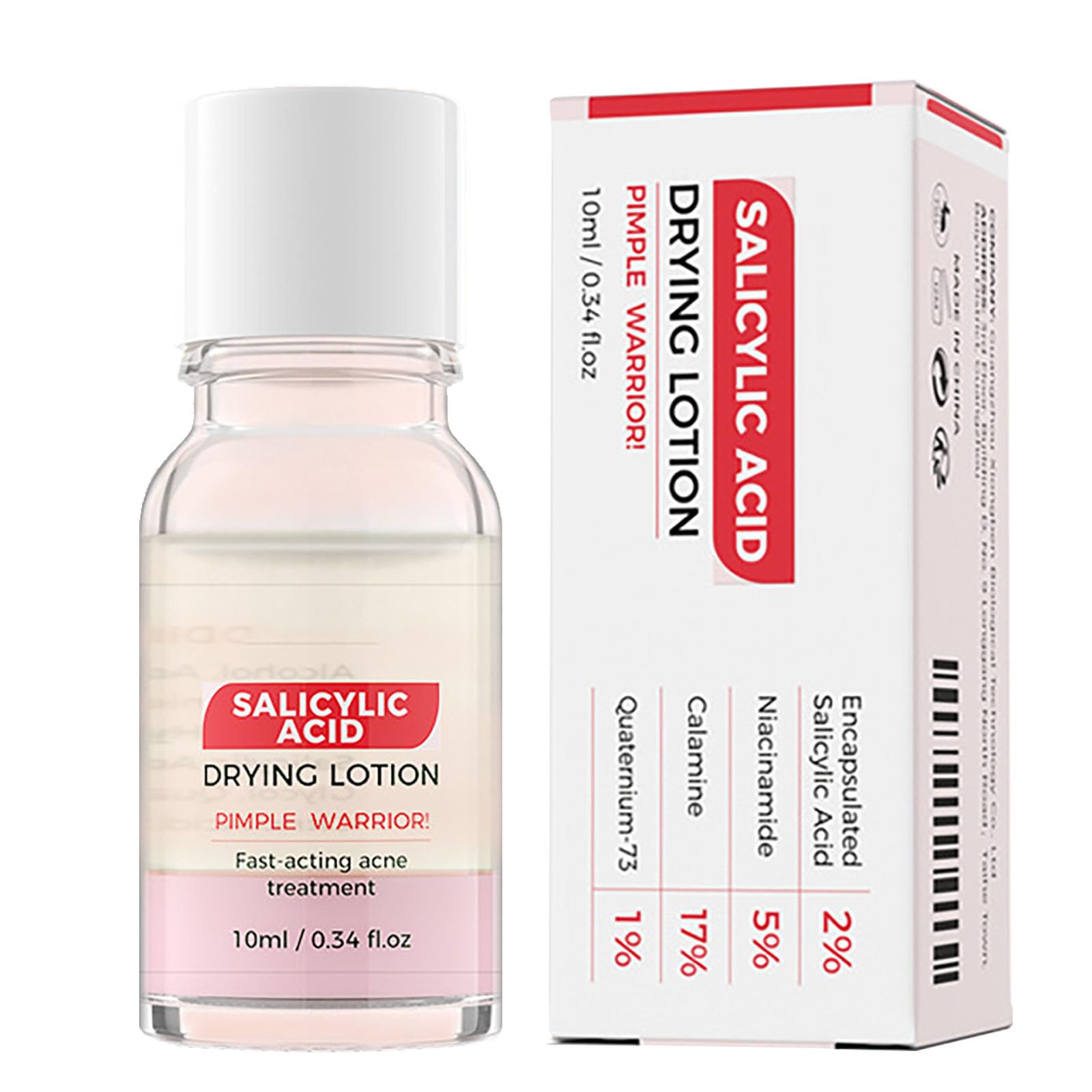 Drying Lotion for Acne - Salicylic Acid Acne Treatment - Overnight Drying Lotion - Anti Acne Face Serum - Pimple Lotion for Redness - Spot Treatment - Dry Out Blemishes & Pimple, Reduce Redness