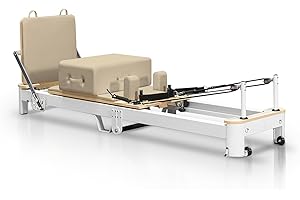 Foverós Pilates Reformer Machine, Aluminum Foldable Pilates Machine,Pilates Fitness Equipment for Home and Studio