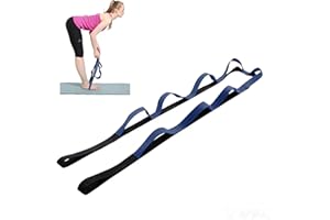 Leg Lifter Strap for Post Surgery Recovery – Black Mobility Aid with Dual Handles and Rigid Foot Loop – Lightweight, Adjustab