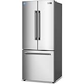 GE GWE19JYLFS French Door Refrigerator, Solid Black on Fridge.com