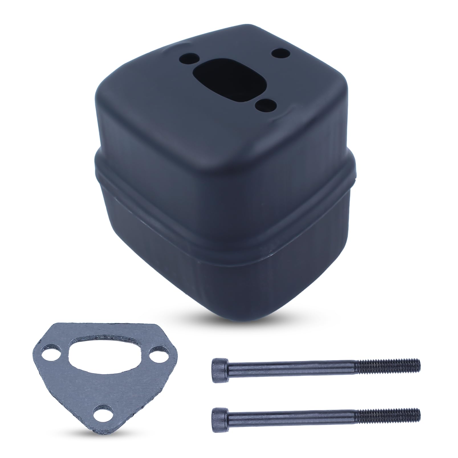 Haishine Exhaust Muffler Silencer Bolt Gasket Kit Fit for Husqvarna 36 41 136 137 141 142 Chainsaw Part Silent Block #530069415