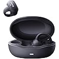 Sanag Earring Wireless Earbuds Bluetooth 5.3 with Charging Case|Open Ear Headphones Compatible with iPhone/Samsung Phone for Men,Women,and Kids-Black