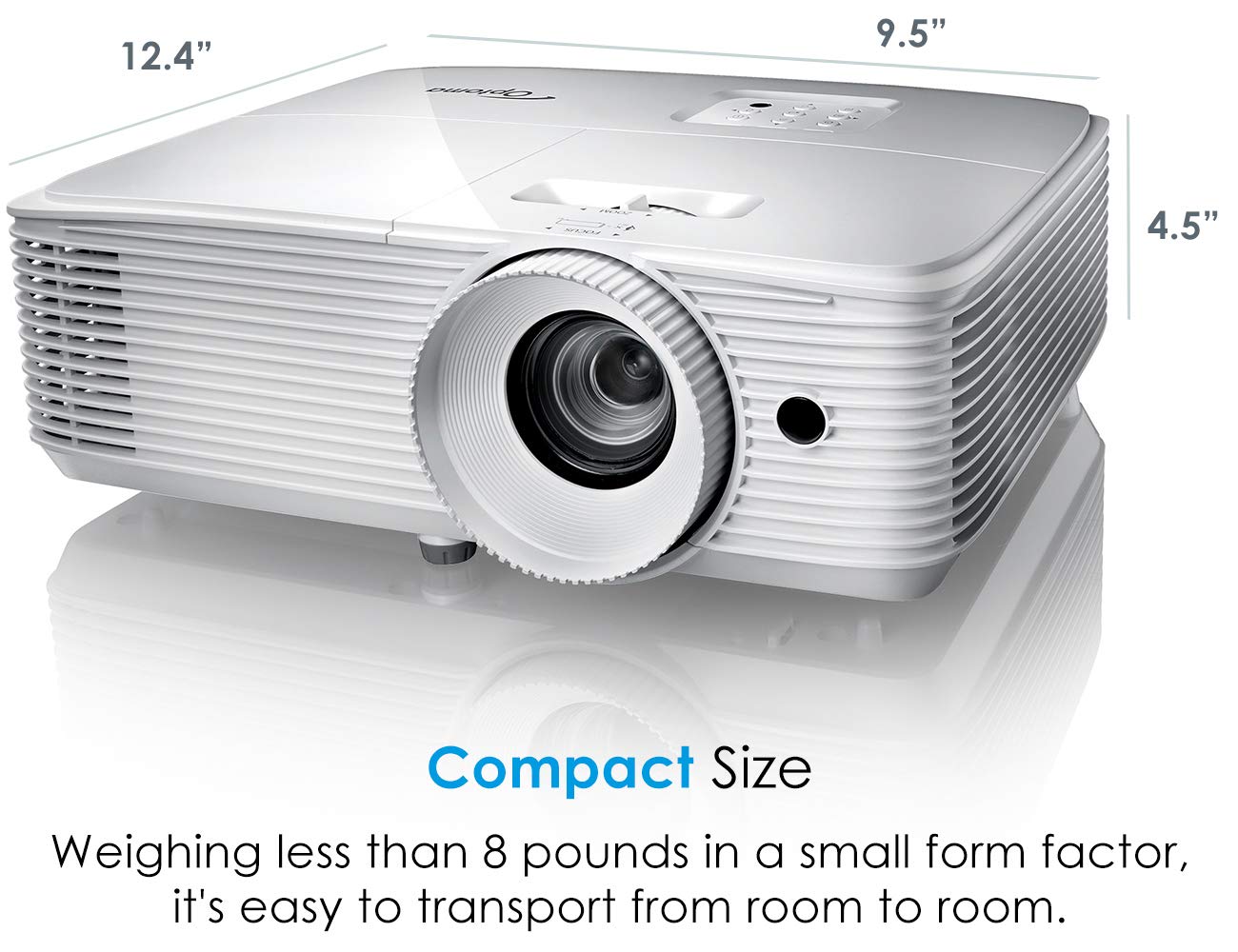 Optoma EH412 1080P HDR DLP Professional Projector