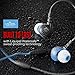 MEE audio M7P Secure-Fit Sports In-Ear Headphones with Mic, Remote, and Universal Volume Control (Blue)