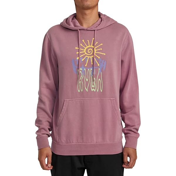 RVCA Boys Graphic Pullover Fleece Hoodie Hooded