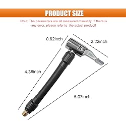 2PCS Car Tire Inflator Hose Adapter, Tire Pump Air