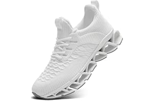 HETOHEC Mens Slip on Walking Running Shoes Blade Tennis Casual Fashion Sneakers Comfort Non Slip Work Sport Athletic Trainer