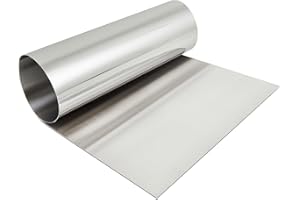 MorningRo 430 Stainless Steel Sheet Metal 48 x 120 Inches 24ga Metal Plates Panel #4 Brushed Finish Magnetic Mount Board Wall Food Truck Restaurant Crafting Kitchen Floor Trailer Garage Gym (1 Pack)