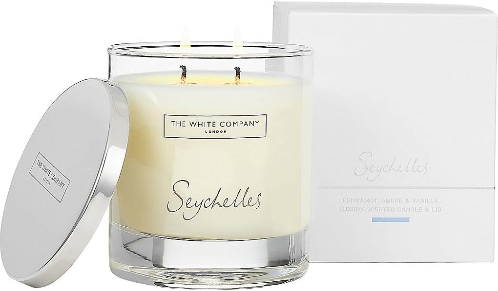 THE WHITE COMPANY Seychelles Luxury candle with lid 280g