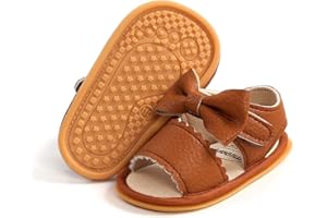 Ohwawadi Infant Baby Boys Girls Sandals, Soft Non-Slip Rubber Sole Summer Toddler Baby Walking Shoes, Flat Shoes First Walkers