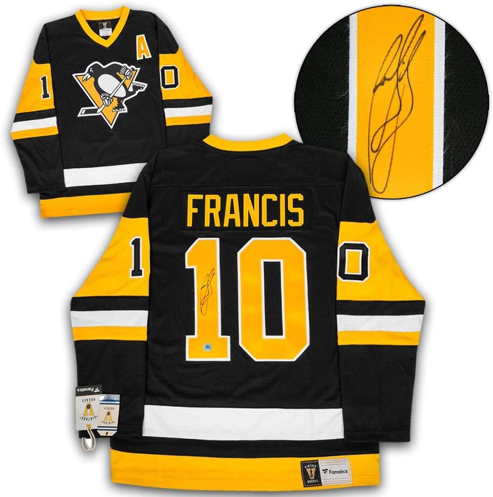 ron francis penguins jersey