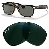 NEW RB2132 New Wayfarer Polarized Replacement Lenses For Men For Women+BUNDLE with ACCESSORY EYEWEAR KIT