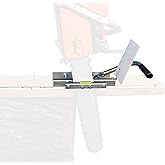 Granberg G555B Edging Mill for 16 to 36 Inch Chainsaw Bars with 12 ft Rails | For 50 to 70 cc or Larger Saws, Solid Steel Bar Required, Pressure Bolts Mount to Bar, Includes Wood Screws and Forming Nails