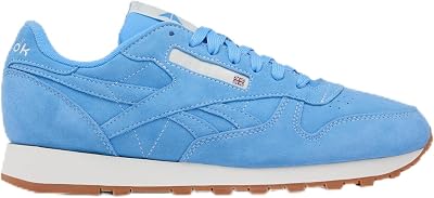 Baskets Classiques Unisexes en Cuir, Bleu périel/Craie/Caoutchouc, 35 EU