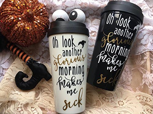 Hocus Pocus Inspired Travel Mug • Another Glorious Morning Makes Me Sick Mug • Custom Funny Halloween Mug • Sarcastic Travel Mug • Fall Mug