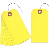 SallyFashion Yellow Paper Shipping Tags with