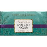 Fortnum and Mason British Tea. Earl Grey Classic 25 Count Tea Bags (1 Pack) USA