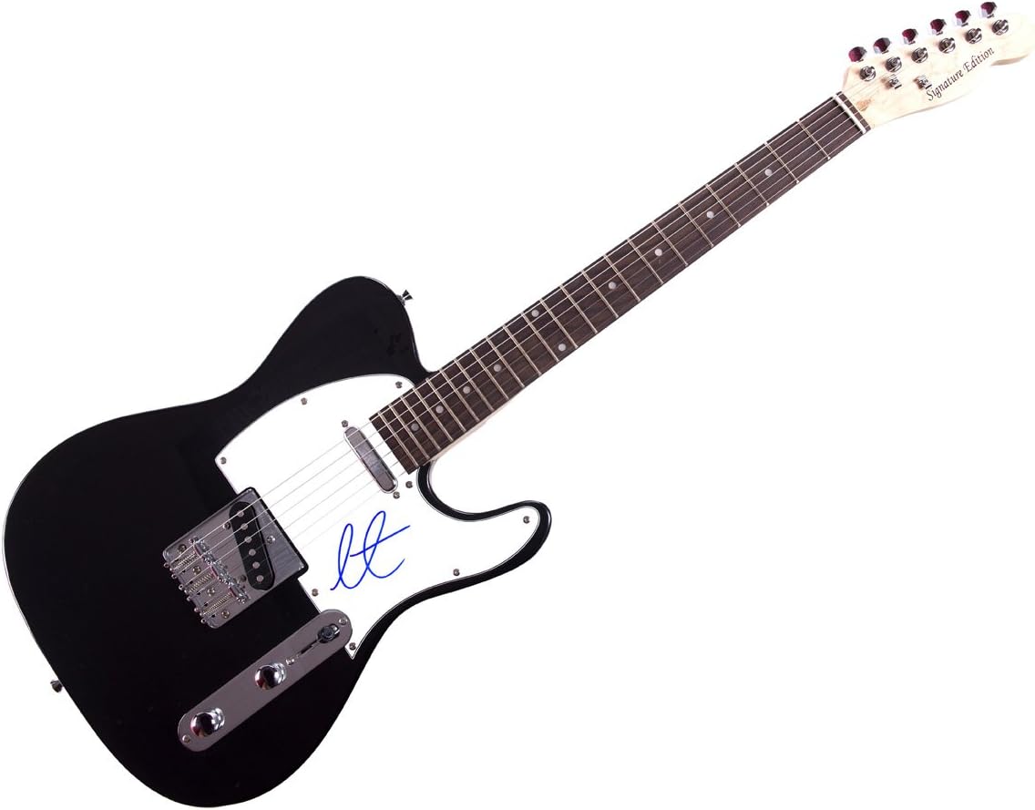 Maroon 5 Adam Levine Autographed Signed Tele Guitar UACC RD AFTAL COA