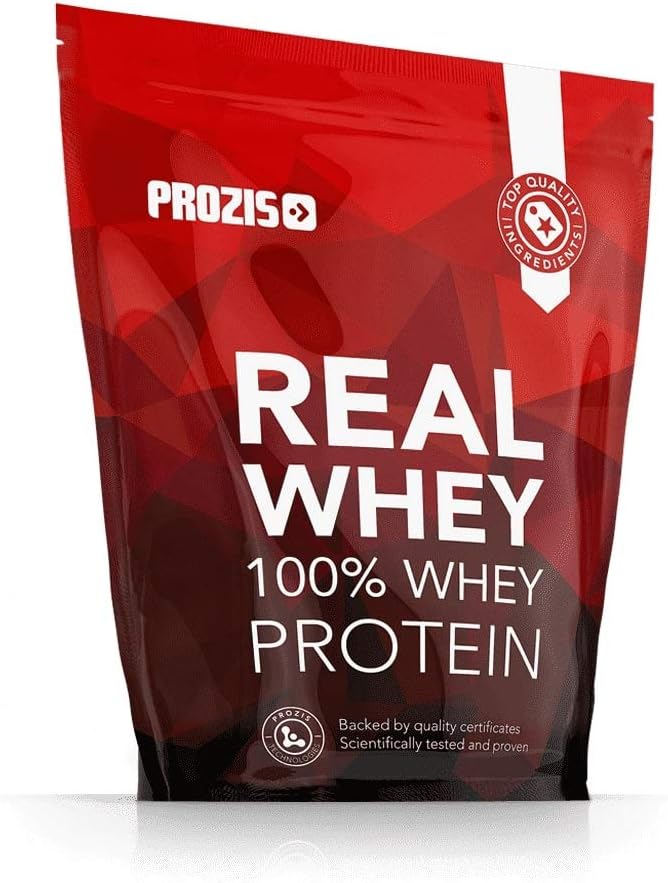Prozis 100% Pure Real Whey Protein Powder 1kg - Best Tasting Caramel Pudding
