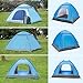 BATTOP 3-4 Person Water Resistant Camping Tent With Carry Bag for Backpacking,3 Season,Ideal Shelter for Casual Family Camping,Hiking,Outdoor Use
