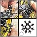 18-In-1 Stainless Multi-Tool Screwdriver Keychain Snowflake Multi-Tool Card Combination Bottle Opener Incredible Tool