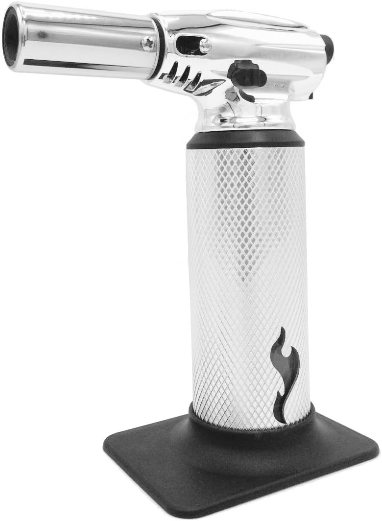 CULINARY CREME BRULEE TORCH | Kitchen Butane Hand Torch - Elegant Chef Cooking Torch To Impress Your Guests - Food Blow Torch To Master Recipes & Enhance Your Dining - Butane Not Included