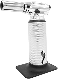 CULINARY CREME BRULEE TORCH | Kitchen Butane Hand Torch - Elegant Chef Cooking Torch To Impress Your Guests - Food Blow Torch To Master Recipes & Enhance Your Dining - Butane Not Included