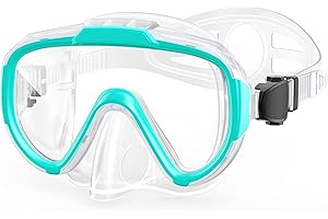 Norabidea Swim Goggles Adult Kids, Anti Fog Swimming Goggles with Nose Cover,No Leaking Clear Snorkel Dive Mask 180 Wide View Men Women Youth Boys Girls