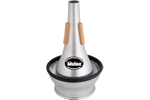 Mutec MHT145 Adjustable Cup Trumpet Mute – Handcrafted Aluminum Design with Removable Felt Liner for Customizable Tone, Free-Blowing Response & Precise Intonation – Made in USA