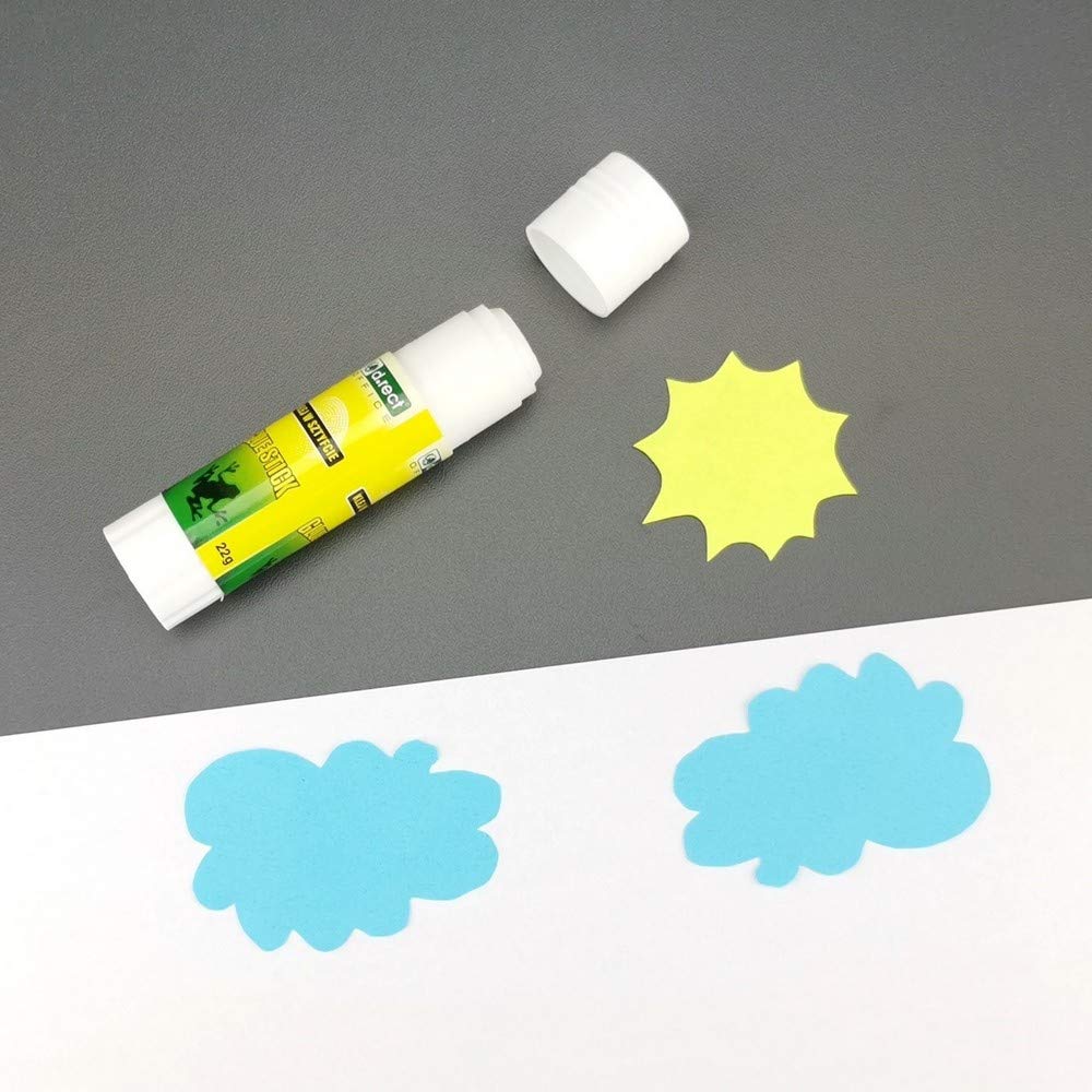 D.RECT Glue Stick 22g - PVA Glue for Craft Art Scrapbooking - Strong Hold Adhesive for Home School & Office Supplies, Pack of 12 - Image 4
