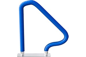 Frantie 10 Feet Zipper Handrail Grip Covers with Slip Resistant Dots for Swimming Pool Handle Railing