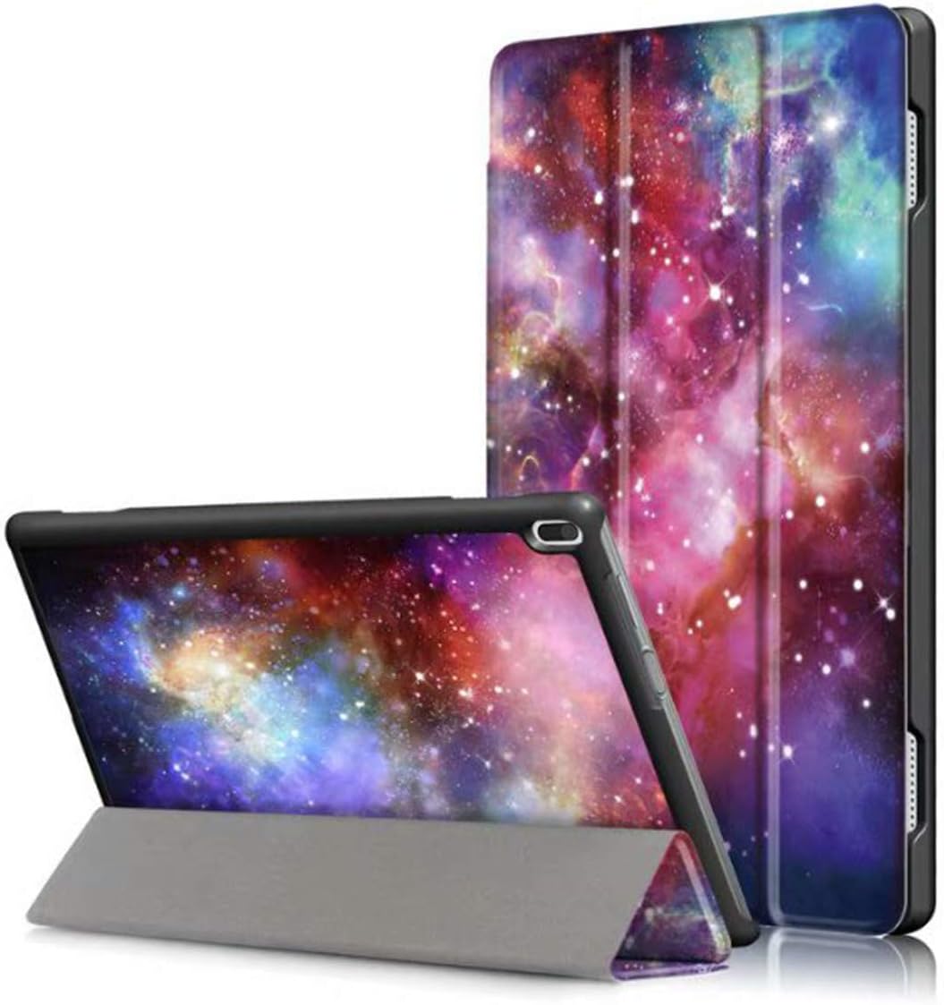 Lenovo Tab 4 10 Case, USTY Ultra Lightweight Slim Shell Smart Folding Stand Case with Auto Sleep/Wake Protective Cover for 2017 Lenovo Tab 4 10.1" Android Tablet, Galaxy