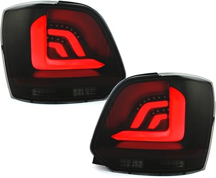 Dectane Rv46llbs Cardna Led Ruckleuchten Vw Polo 6r Baujahr 09 Schwarz Rauch Amazon De Auto