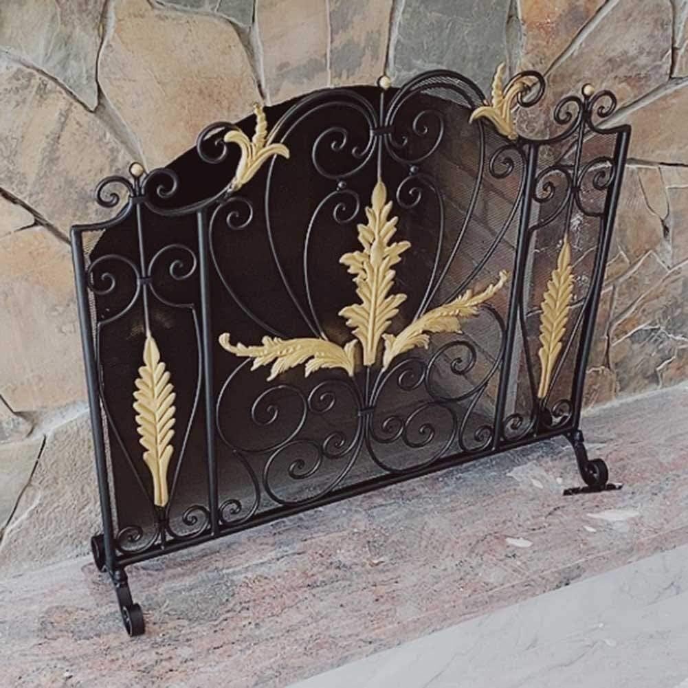 Salvachispas Chimenea Protector Chimenea Decoración de Hierro de Metal