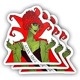 (3 Pcs) Miss Argentina Sticker Sarcastic Motivational Sayings Humorous Quote Vinyl Decal for Kindle Laptop Water Bottle Phone Hard Hat Sticker 3 inch