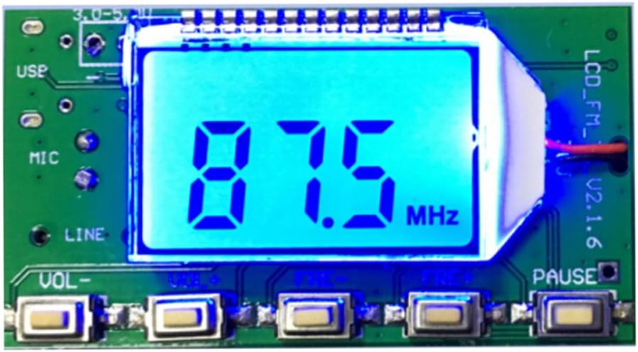 Beaster DSP PLL Digital Stereo FM Transmitter Wireless Microphone Module With LCD Display