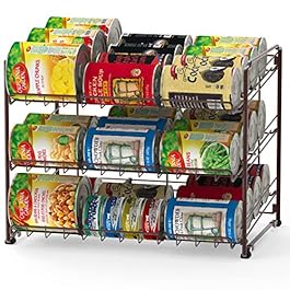 Simple Houseware Stackable Can Rack Organizer, Bronze