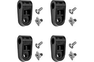 ARROGANTF Football Helmet Clips Screws Nuts Compatible with Schutt F7 & Riddell Multiple Sports Helmet,Use for Repairing Baseball, Softball Soccer and More Youth Football Helmet Facemask Hardware Kit Black