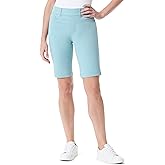 Gloria Vanderbilt Womens Shape Effect Pull on Bermuda High Rise Short Standard