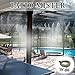 mistcooling - Patio Misting Kit Assembly - Make Your own Misting System - Easy to Build and Install - 5 Minute Installation (36Ft - 8 Nozzles)