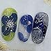 Newest Nail Art Dry Hydrangea Flower Decoration Set Fashion Acrylic Gel Nail Art Accessory (Clear with Dry Flower)