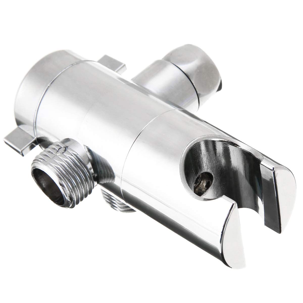 Lessonmart 3 Way Water Separator Three Holes Handheld Shower Holder Head Arm Wall Mount Diverter Valve Fix Faucet Bracket Supplies