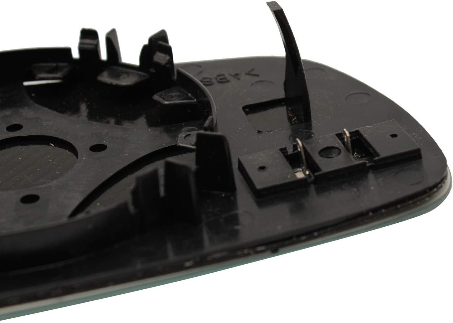 TAKPART Left Passenger Side Heated Wing Door Mirror Glass Compatible for Golf MK4 1996-2004, black - Image 5