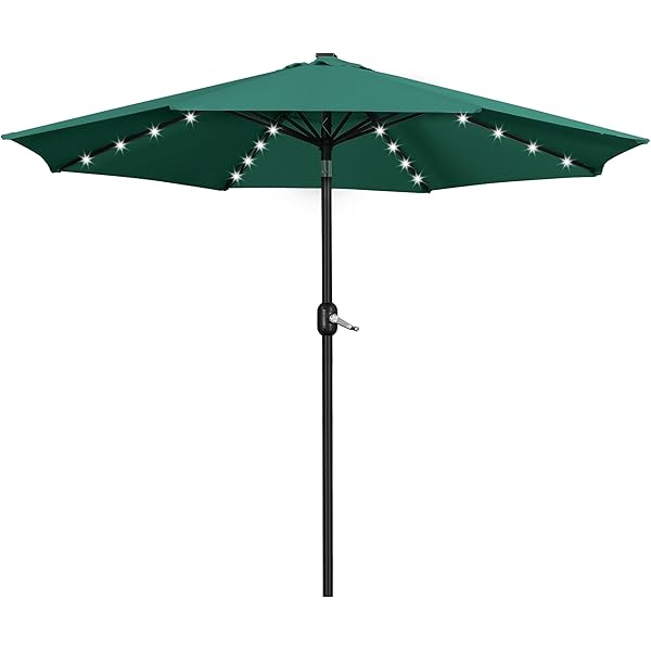 Amazon.com: Pure Garden Patio Umbrella with Lights - 10 ft