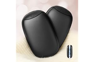 TOMUS-UNI 2 Pack Hand Warmer Rechargeable, Magnetic Twins Electric Hand Warmer, Reusable Type-C USB Handwarmer, Portable Hand Warmer 8000mAh, Great for Outdoor Sports, Hunting, Camping, Golf, Warm Gifts